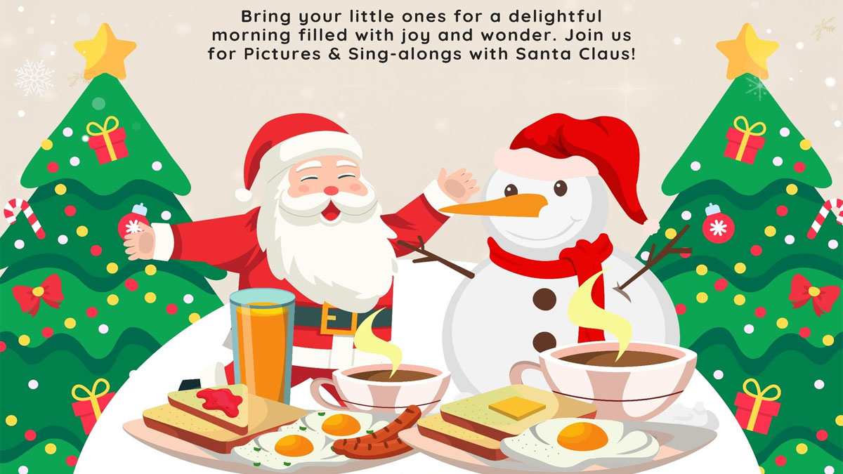 Breakfast With Santa Sing Along at 129 Center Cut